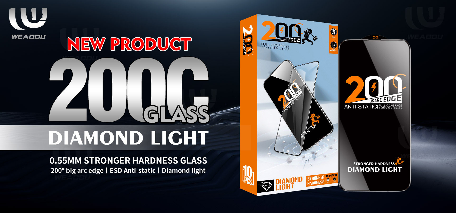 200C tempered glass screen protectort