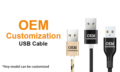 How to customize the usb cable? 