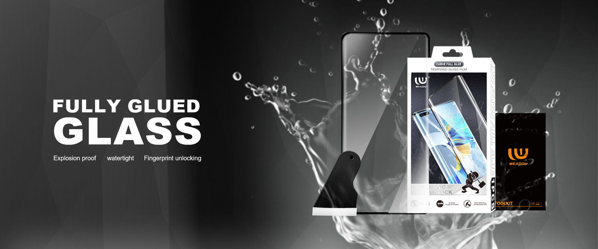 New Full glue tempered glass